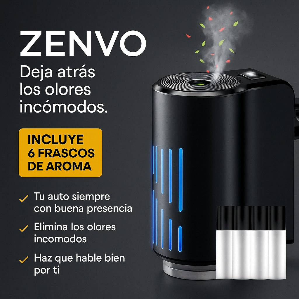 ZENVO® - Deja atrás los malos olores de tu auto.