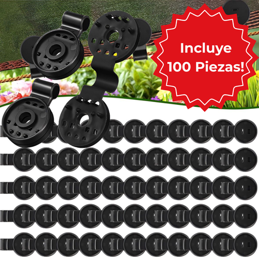 SombraTech®- La solución práctica para tu malla floja (Kit 100 broches)