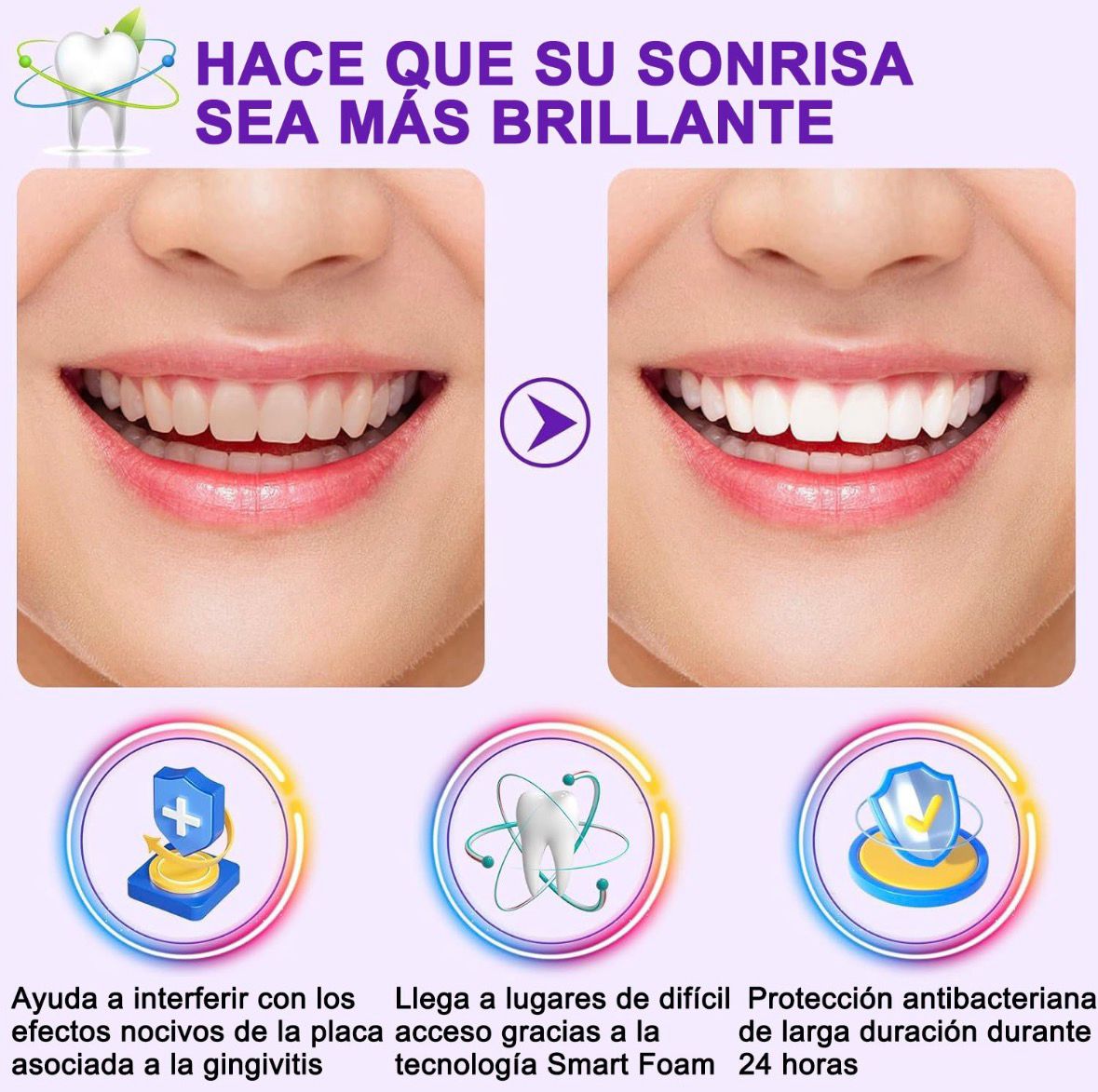 PurpleTooth® - El toque final para una sonrisa perfecta. (3x1 OFERTA)