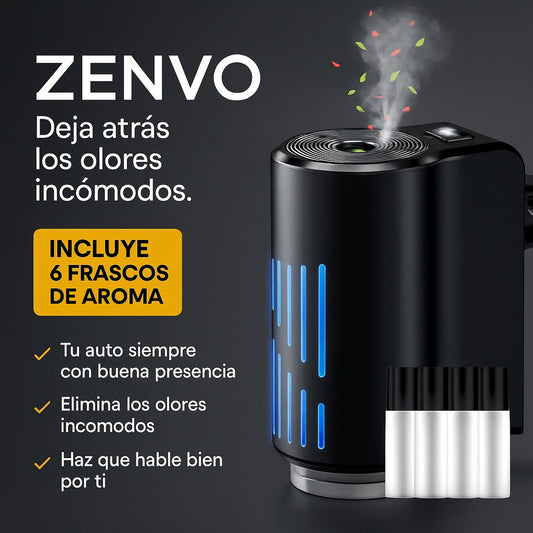 ZENVO® - Deja atrás los malos olores de tu auto.